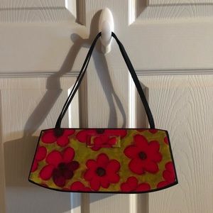 Shoulder Bag, super colorful vinyl with short or optional long strap.